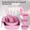 6 Stück 4 Farben Professionelles Haarfarbset Mit Schüssel & Pinsel Für Bleichen, Highlights, Salon & Zuhause DIY Haarfarbwerkzeuge Set
