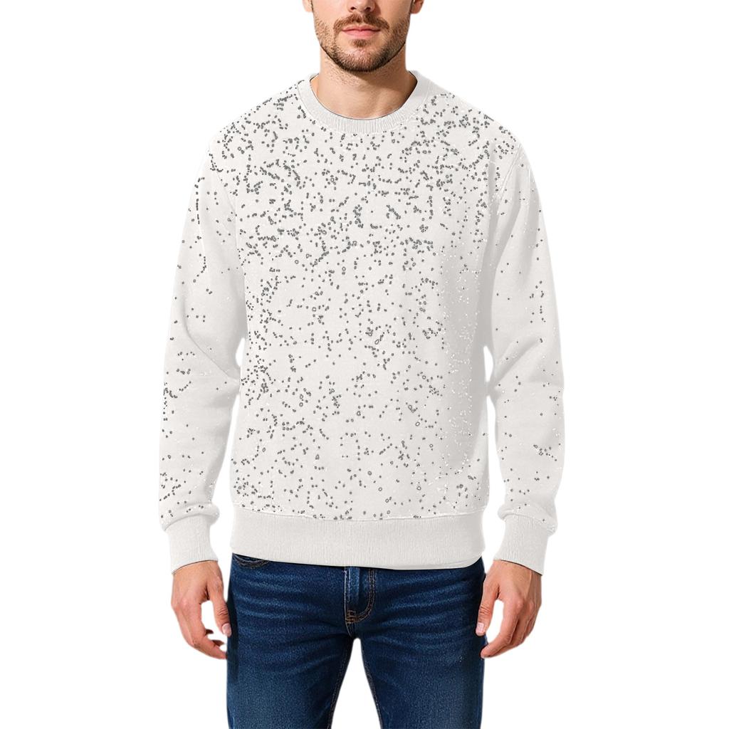 Men's  Trend  Loose  Round Neck  Hoodie  Long Sleeves  Leisure