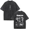Anime Vinland Saga Thorfinn I Have No Enemies Vintage Washed T Shirt Mens Women Manga Casual Oversized Tshirts Male Streetwear