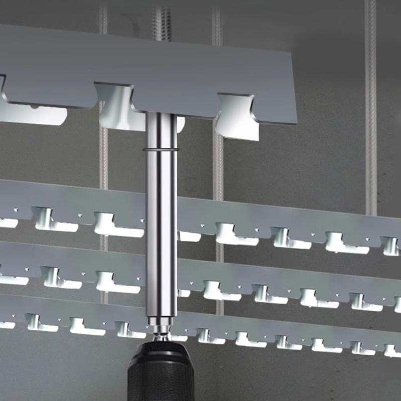 Ceiling Leveling Sleeve, Extended Level Sleeve, Inner Hexagonals Thickened Suspension Rod Hollow Light Screw Nut Tool