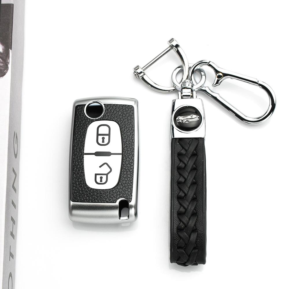 2/3 Buttons Car Key Fob Case Cover Holder for Peugeot 407 3008 5008 207 307 308 For Citroen DC2 C3 C4 C5 C6 SG C8 Xsara Picasso
