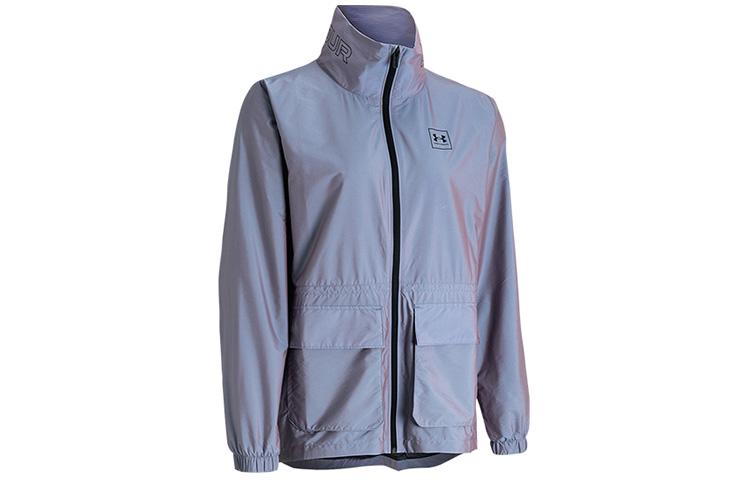 Куртки Under Armour Женские Синие С воротником-стойкой Умеренные Другие 1365961-432 L