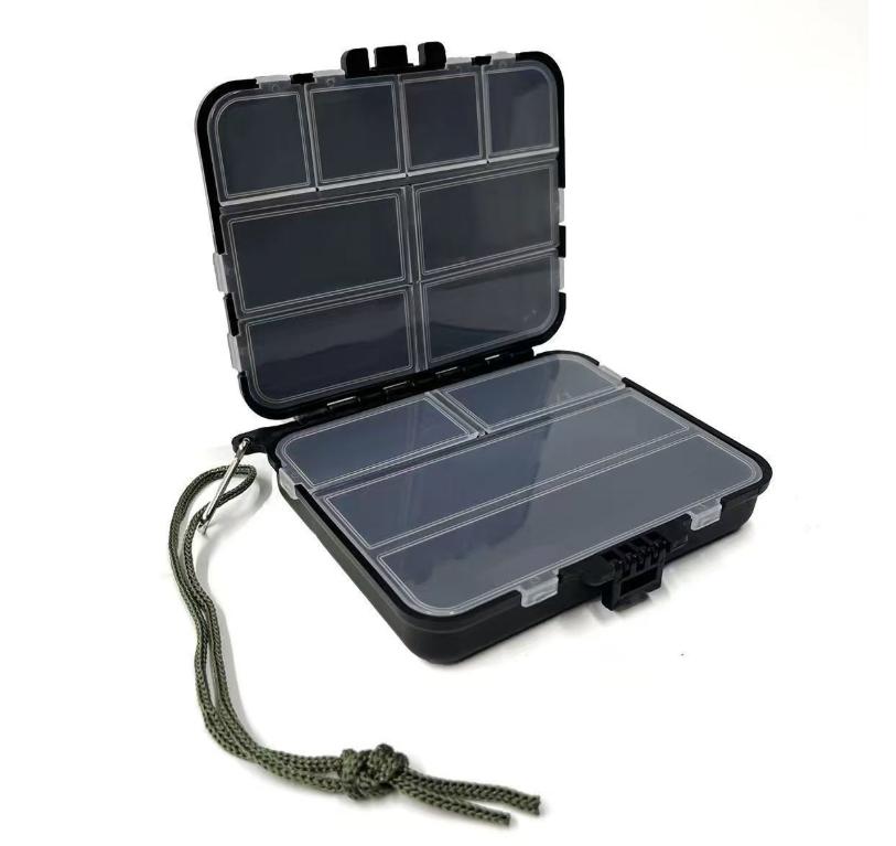 1PC Small Accessory Box, Micro Object Fish Hook Pin Storage Box, Portable Fake Bait, Glitter Fishing Gear