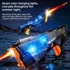 New Electric Water Guns Children Wholesale AutomaticWater Absorption Battery DisplayLarge Capacity Boys' Water PlayToyWater Gun