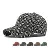 Unisex Floral Print Baseball Cap Adjustable Cotton Sun Hat for Men Women Outdoor Sports