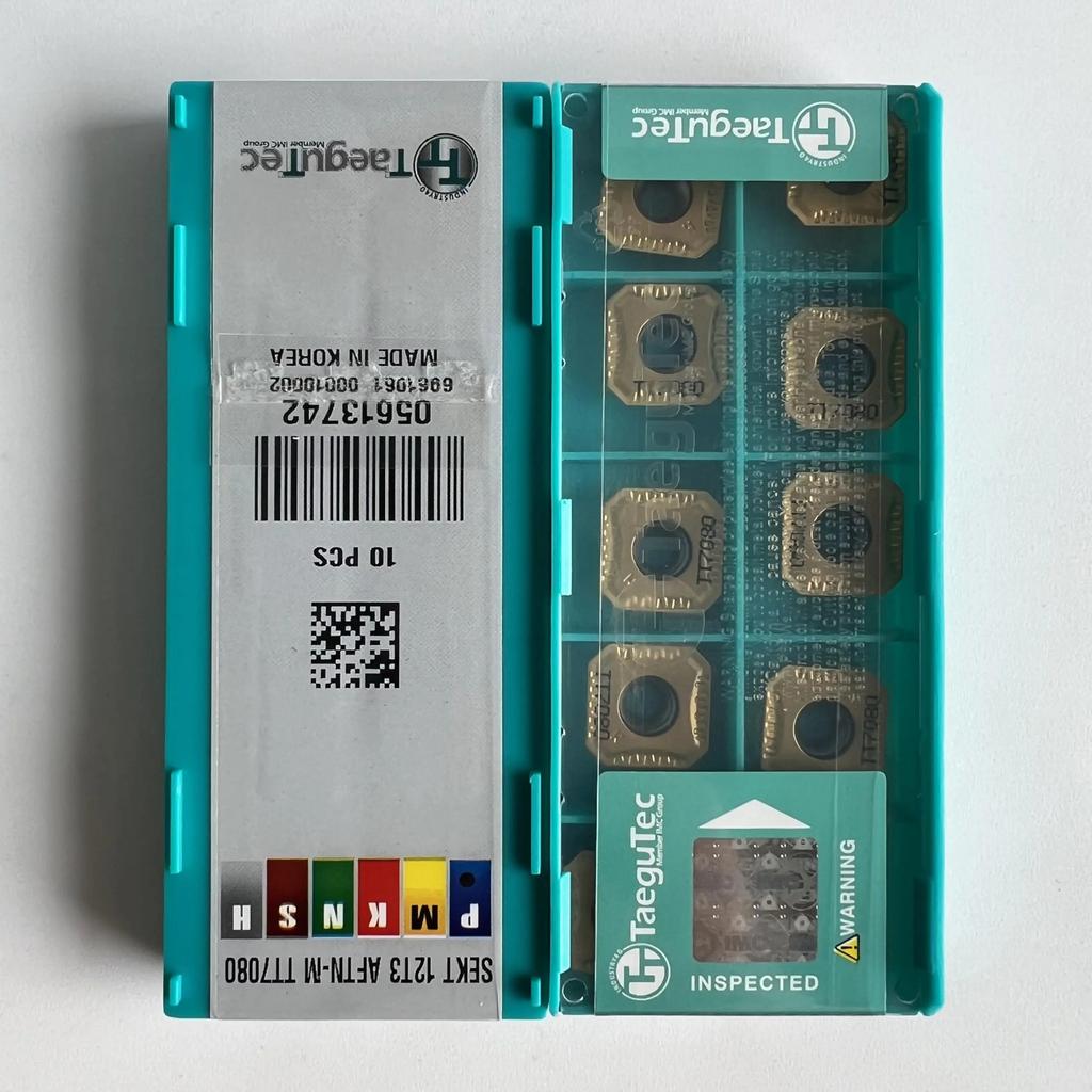 TaeguTec / SEKT12T3AFTN-M TT7080 /Original blade Carbide CNC Blade 10 PCS