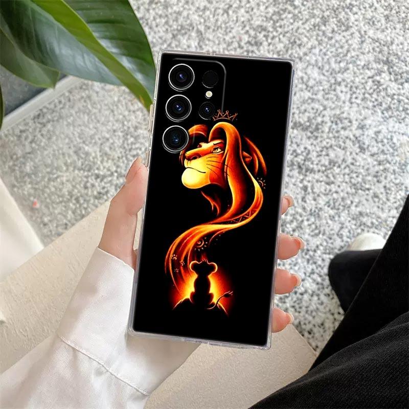 The Lion King Disney Transparent Case For Samsung Galaxy S26 S25 Ultra S24 S22 S26 Plus S20 S23 S21 S25 FE S24 5G Clear Cover