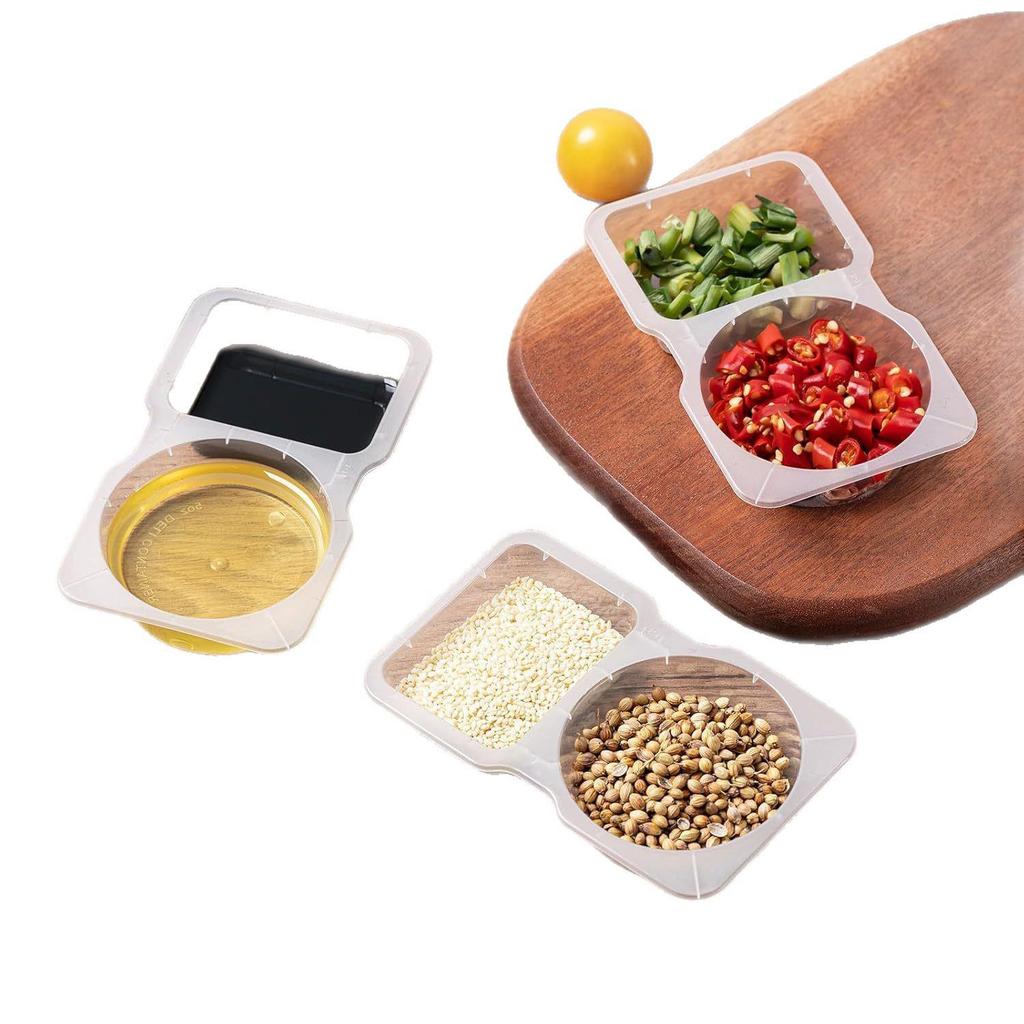 Disposable Dipping Sauce & Seasoning Box – Ideal for Oil, Vinegar, Chili Sauce & More