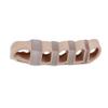 1 pair Toe Separator 5-Hole Fiber Toe Spreader Bunion Corrector Overlapping Toe Separator 2-Hole 3-Hole Orthopedic Tool for Men Women