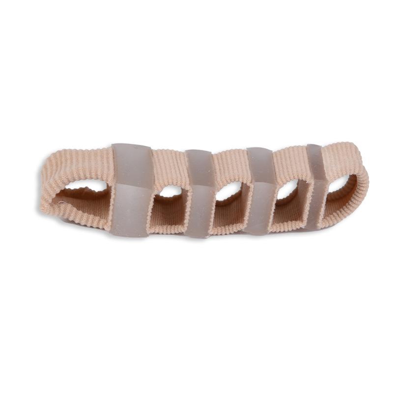 1 pair Toe Separator 5-Hole Fiber Toe Spreader Bunion Corrector Overlapping Toe Separator 2-Hole 3-Hole Orthopedic Tool for Men Women