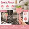 Lickable Spoons Cat Treats Slow Feeder Pet Fun Feeder with Handle Lick Sticks Toy,Food Safe Material, For Bonding Training Calming