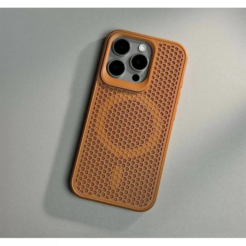 Luxury Dissipate Heat Magsafe Phone Case For For Iphone 11 12 13 14 15 16 Pro Max Plus Magnetic Shockproof Bumper Cases Cover
