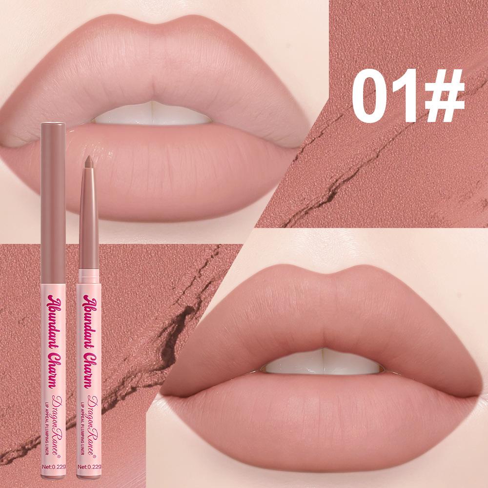 Lip Liner Lipstick Pen Waterproof Long-Lasting Hook Line Lip Pencil Matte Beginner Automatic Bean Paste Lip Contour Cosmetic