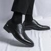 Large Size New Casual Leather Shoes Fashion Men's Business Dress Shoes British Style Men's Shoes Wedding Shoes Dinner Shoes