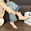 [Ushilai] Rear Zipper Stiletto Temperament Short Boots Women's Autumn 2025 New Pointed Fashion Thin Boots