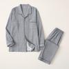 Spring & Autumn Cotton Gauze Crepe Pajama Set: Long & Short Sleeve for Couples