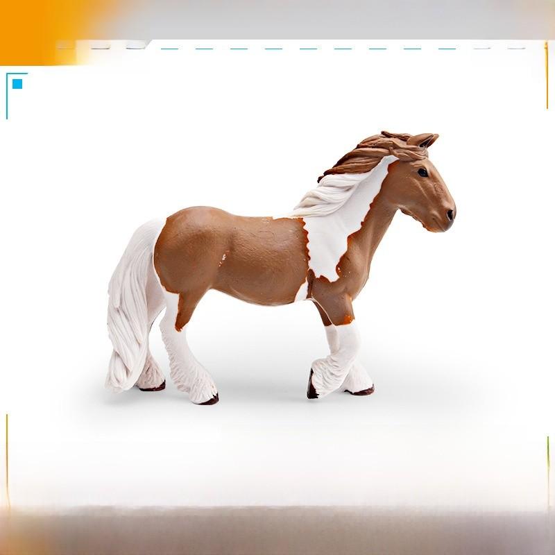 Modèle de Cheval Réaliste en PVC pour Enfants pour le Développement Cognitif et le Jeu Éducatif