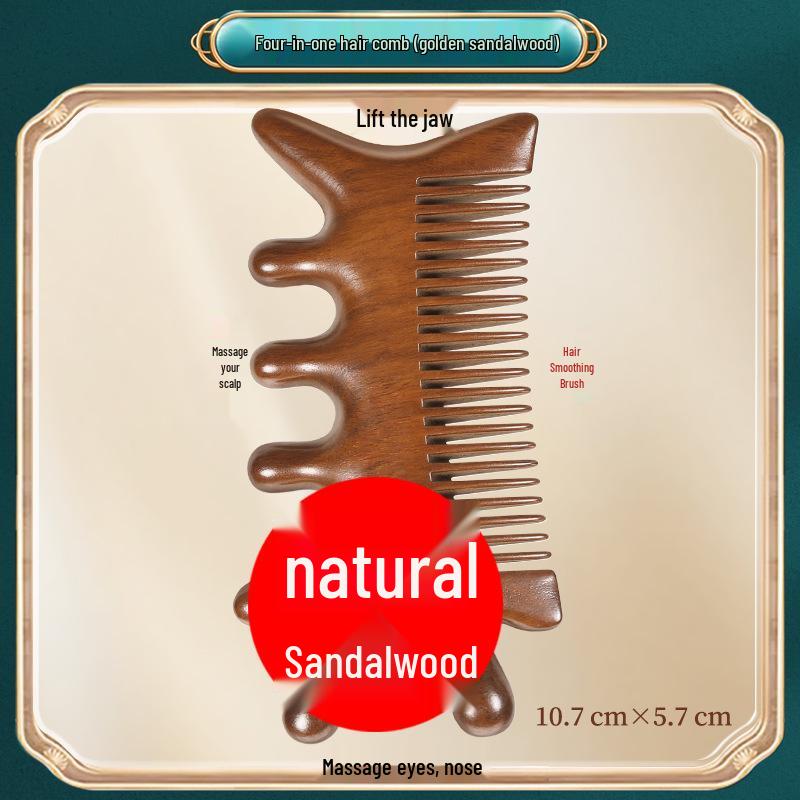 Sandalwood Chicken Wing Wood Gua Sha Acupoint Foot Massager
