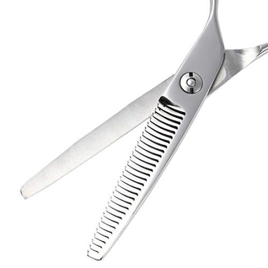 DEEDS Professional Thinning Scissors with Forged 30 Thinning Made In Japan by a Leading Japanese Scissors Manufacturer for Hairdressers and Handles,