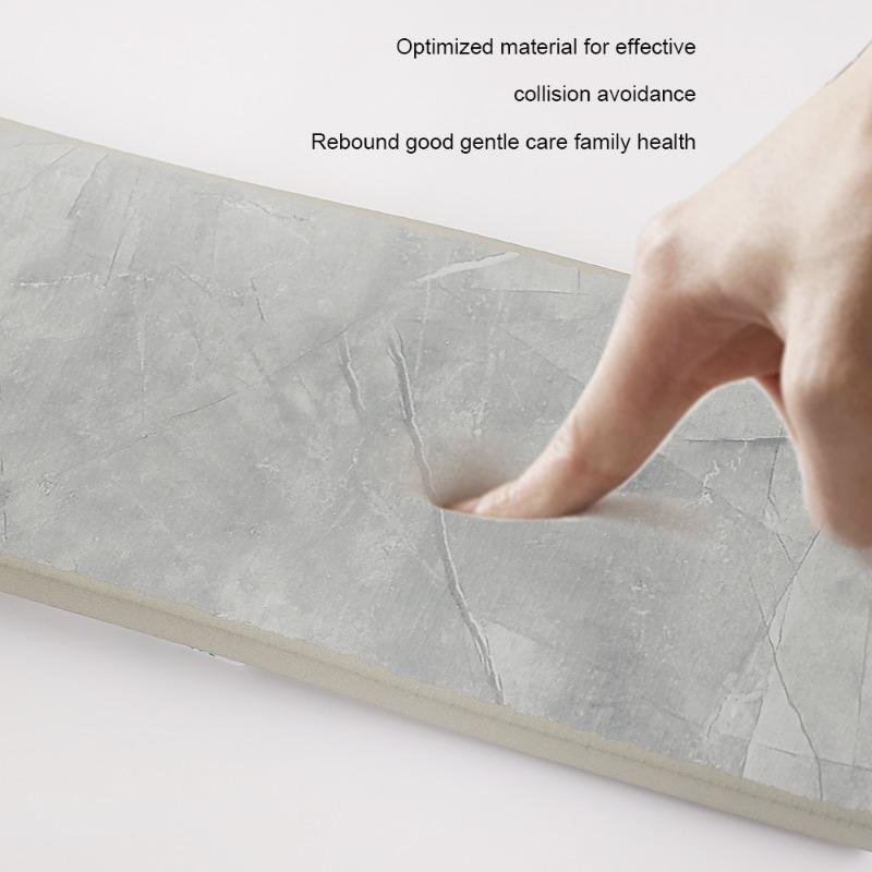 Vodotěsná samolepka na kryt Soklová lišta 3D samolepka na zeď Samolepicí Zesílený nábytek Roh Proti kolizi Dekorační páska