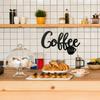 Metal Wall Sign 1pc Coffee Bar Hanging Decor Letters Art Cafe Shop