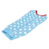 Dog Recovery Suit Blue Stars Pattern Prevents Licking Cotton Pet Surgical Bodysuit for Postoperative Recovery S