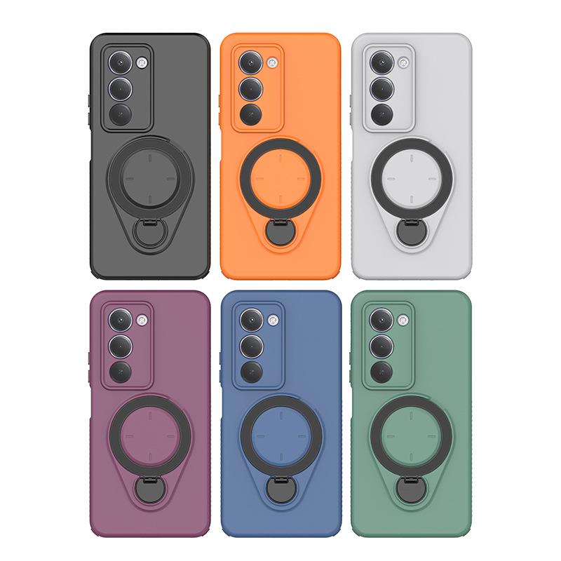 For Xiaomi Redmi 15(169.5*80.5*8.5mm) Magnetic Phone Case,Soft TPU Kickstand MagSafe Phone Cover for Xiaomi Redmi 15(169.5*80.5*8.5mm)