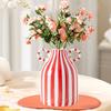 Ceramic Flower Vase Birthday Gift Modern Plants Container Decorative Vase for Farmhouse Entrance Table Shelf Living Room Kitchen