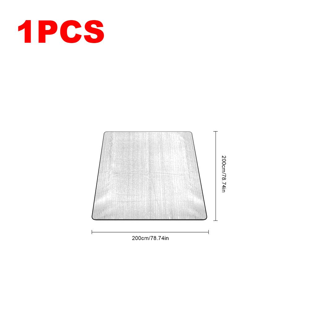 1/2PC Camping Foam Foil Blanket Aluminum Insulation Foam Foil Mat Waterproof Double-Sided Outdoor Sleeping Pad For Camping Beach