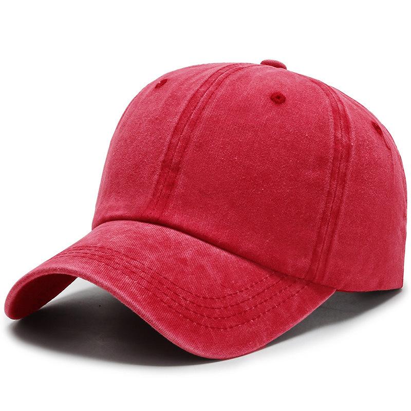 OEM Custom Logo Washed Soft Top Vintage Dad Hats Adjustable Plain Custom Baseball Cap for Men Women