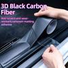 1Pc 3Meters Carbon Fiber Pattern Tape Car Door Bumper Edge Guards Protection Single-Sided Kitchen Strip Self-Adhesive 35710Cm