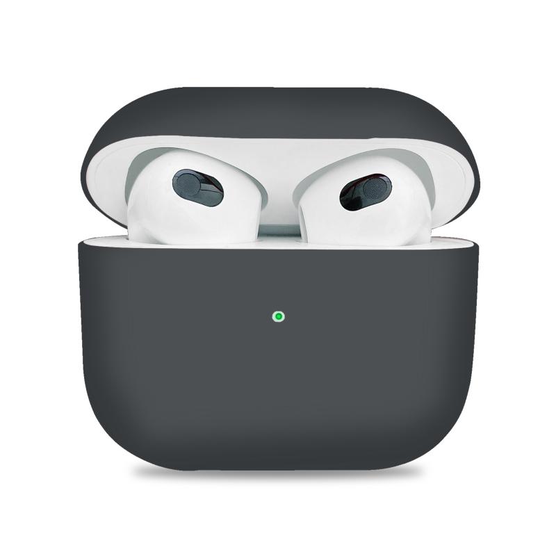 4. generációs Bluetooth-kompatibilis folyékony szilikon fülhallgató tok egyszínű Airpods 3-hoz