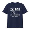 Ski Dad Unisexs T Shirt Funny Skier For Fathers Day Lover Unisex S From Daughter Vintage Soft Fashion
