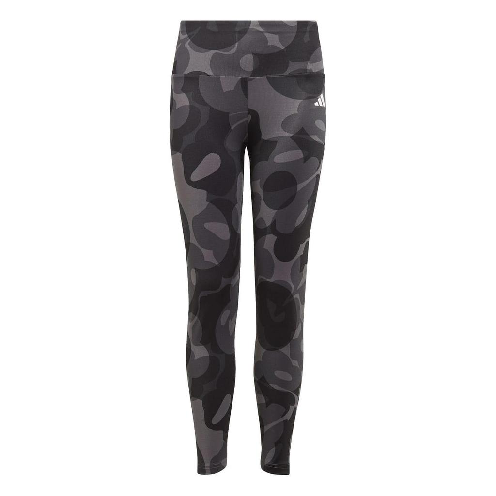 Adidas Dívčí základní legíny Aeroready s maskáčovým vzorem