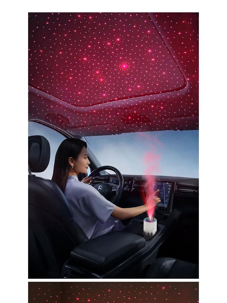 Starry Sky USB Rotating Humidifier & Atmosphere Light for Car & Home - 2024 Model