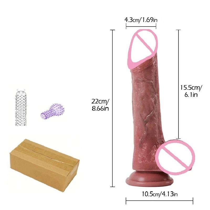 Waterproof Silicone Adult Sex Toys Soft Thick Realistic Dildo Anal Vagina Stimulator Penis Female Masturbator Massager Dick Cock