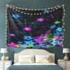 Aesthetic Neon Cyberpunk Galaxy Digital Starry Tapestry Wall Hanging Art Boho SciFi Cosmic Decor for Bedroom Living Room Party B
