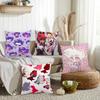 Cartoon H-Helluva B-Boss Pillow Case Home Decoration Cushion Cover Suitable For Bedroom Car Office Sofa