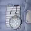 Sweet Plush Strawberry Bowknot Keychain Pendant Fashion Lovely Hangings Ornament Keyring Backpack Decoration Charm