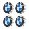 YABBF1 For BMW 4PCS BMW Wheel Center Caps 68mm 56mm Blue white hubcap for BMW E46 E90 E30 F10 F30 X5 X3 E39 F25 E60 E91 E87 M Car Acces