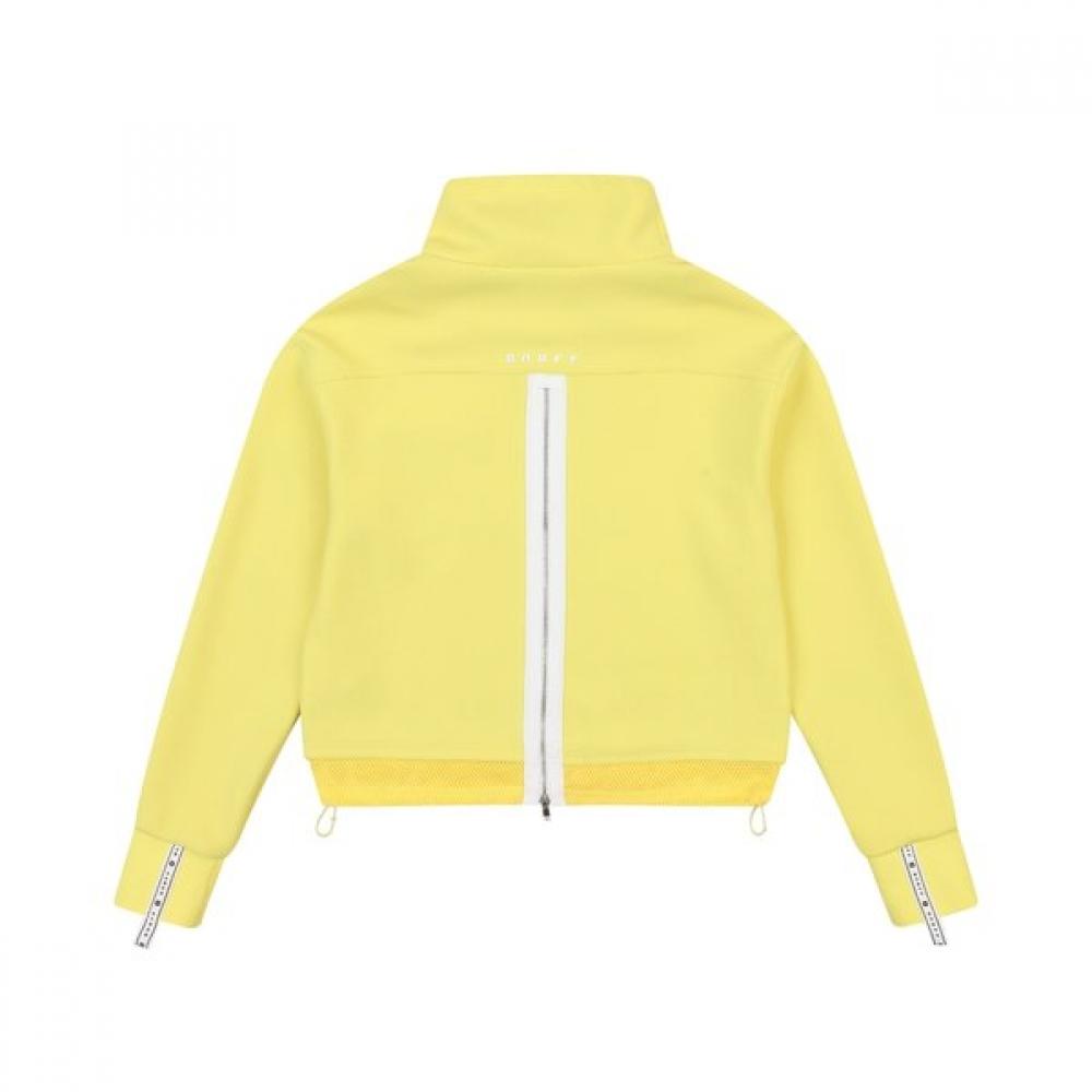 ONOFF Women S overSized Crop T ShirT Of9103la Yellow