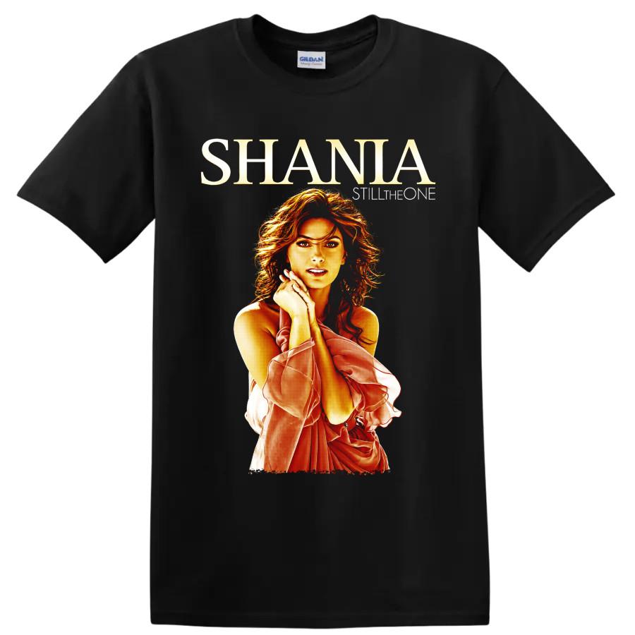 Shania Twain Country Singer Portrait T Shirt Western Music Fan Graphic Art Tee