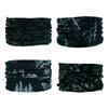 SMEHCF Headband Bandana Balaclava Half Face Mask Shield Head Hair Scarf Neck Gaiter Hat Multipurpose Breathable Reusable Washable for Women and Black