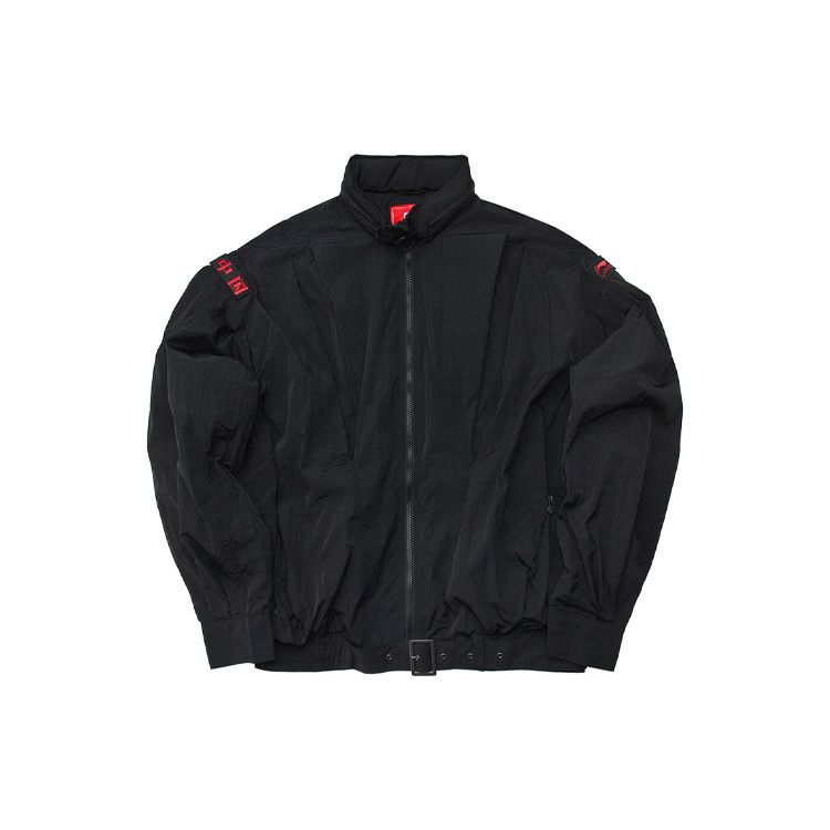 

Li Ning Paris Fashion Week Runway Series Свободная повседневная складная куртка-шляпа Мужские куртки Черный AJDP019-3 XS