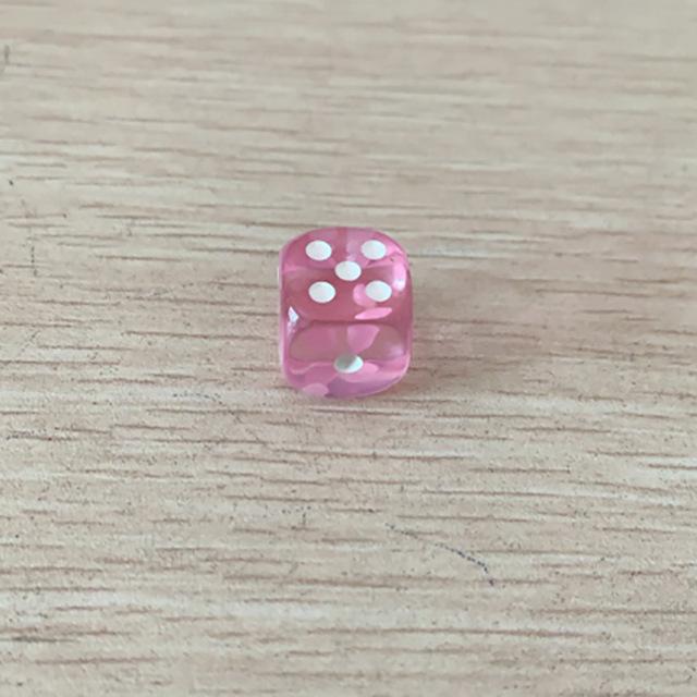 30Pcs 6 Sided Portable Table Games Dice 14Mm Acrylic Round Corner Board Game Dice Party Gambling Game Cubes Digital Dices