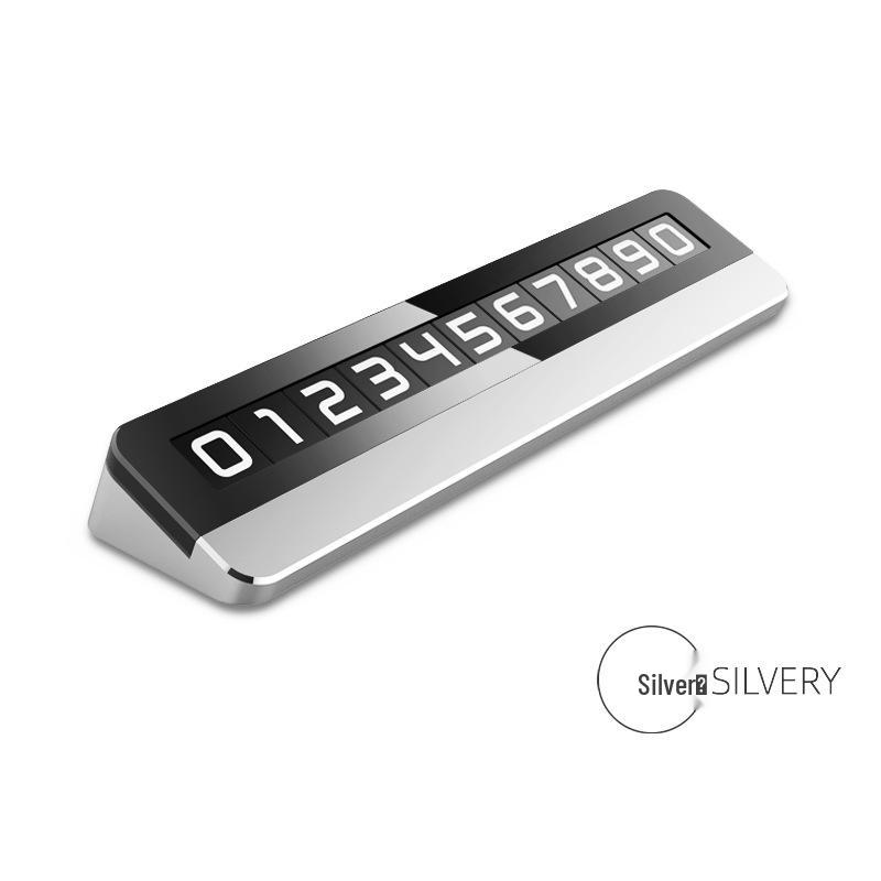 Placă de parcare temporară ascunsă creativă, plăcuță de înmatriculare metalică cu logo personalizat