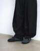 ANGLAN Long Tuck Wing Balloon Pants - Black