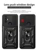 For TCL 30 SE Case Shockproof Armor Slide Lens Protect Coque For TCL 30SE Tcl30se 4G Car Magnetic Holder Ring Stand Back Cover