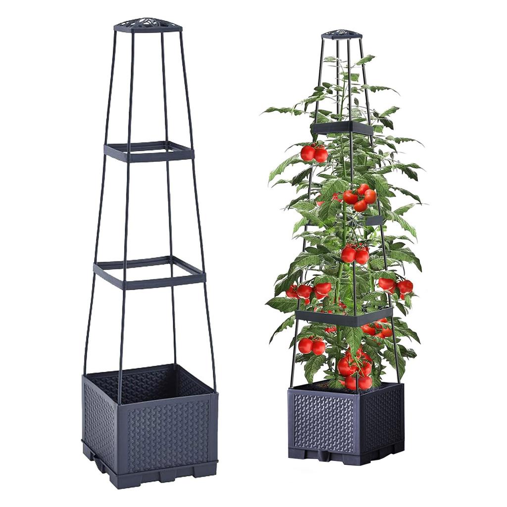 Plant Stand Rack Multiple Flower Pot Holder Shelf Indoor Outdoor Planter Display Shelving Patio Climbing Vertical Plant Garden