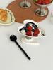 Creative Korean-style Ceramic Love Cake Fruit Plate Heart-shaped Dessert High-foot Plate Home Decoration Jewelry Storage Plate